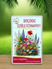 Feliratos 12 db viráglabda vadvirágos vetőmagokkal- Születésnapi ajándék ötlet