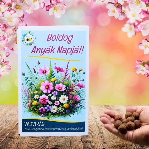 Anyák napi  12 db viráglabda vadvirágos vetőmagokkal- Anyák napi ajándék ötlet