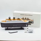 OceanGlow Titanic Aroma Diffúzor LED világítással és távirányítóval