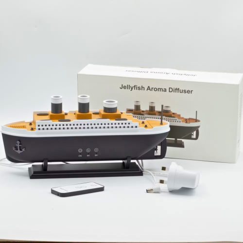 OceanGlow Titanic Aroma Diffúzor LED világítással és távirányítóval