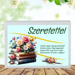   „Szeretettel” viráglabda ajándékdoboz tanároknak 4 doboz viráglabdával