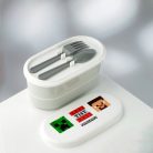 Bento uzsonnás doboz Szett, Villával és Kanállal - Minecraft Skinek 