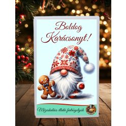   Pezsgő Fürdőgolyócskák – Forró Mézeskalács illattal-Boldog karácsonyt felirattal!