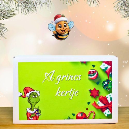 Grincs kertje választható viráglabdákkal- Karácsonyi ajándékötlet