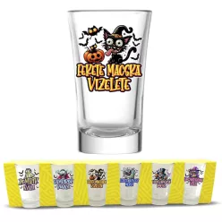 Halloween Pálinkás Pohár Szett 6 db 