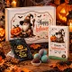Zümibox Halloween ajándékcsomag – Dubaji csokoládé illatú fürdőgolyókkal és Halloween csokival