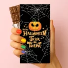 Zümibox Halloween ajándékcsomag – Dubaji csokoládé illatú fürdőgolyókkal és Halloween csokival