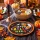 Halloween papírtányér – Happy Halloween feliratos, kerek, 23 cm, 8 db/csomag