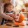 Halloween tökfaragó készlet – 3 db szerszám, 6 db tökfaragó sablonnal