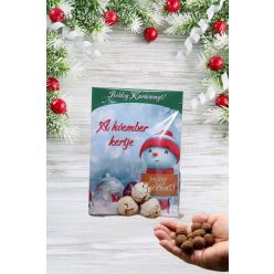   Hóember kertje 3 db viráglabdával-fűszernövény vetőmagokkal