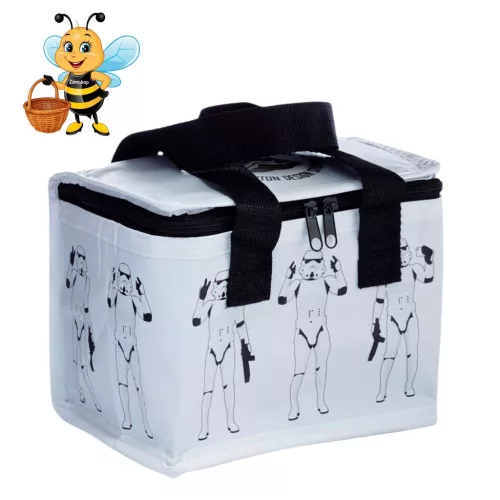 Star Wars Stormtrooper fehér hűtőtáska - szigetelt birodalmi uzsonnás táska - Zümishop