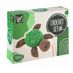 Teknős Craft kreatív horgoló szett – zöld