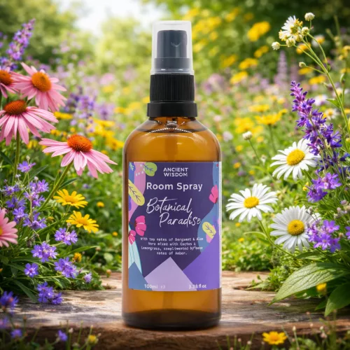 Nyári lakásparfüm trópusi illattal elegáns üvegben 100 ml