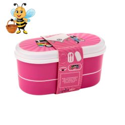   Bento Uzsonnás Doboz Szett, Evőeszközzel - Volkswagen Transporter VW T1 Summer