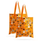 Halloween ajándéktáska szett – narancssárga, mintás, 27 × 31 cm, 2 db/csomag