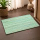 Indiai kézi szövésű aqua szőnyeg 50x90 cm - rusztikus etno stílusú pamut szőnyeg - Zümishop