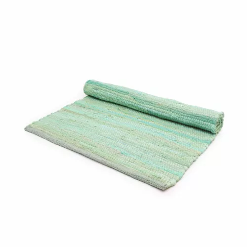 Indiai Kézi Szövésű Szőnyeg – 50x90 cm – Aqua