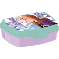 Disney Jégvarázs Ice Magic Funny mintás műanyag szendvicsdoboz gyerekeknek - könnyen záródó uzsonnás doboz ovisoknak - Zümishop