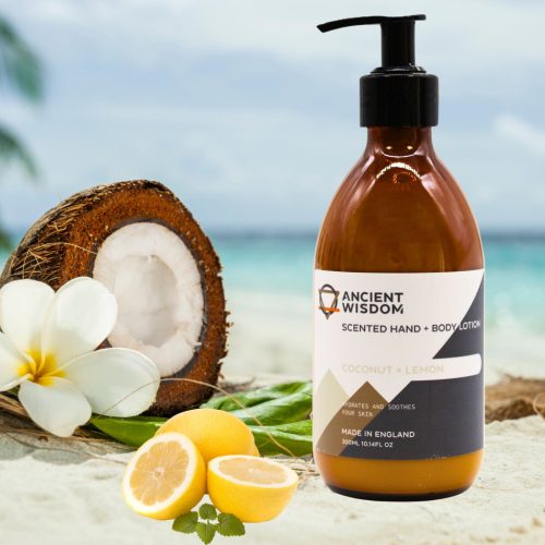 Kókusz és citrom tusoló és kézmosó gél ajándék karkötővel - 300 ml nyári frissesség - Zümishop