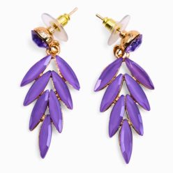 Levendula Tündérek vintage fülbevaló luxus női ékszer