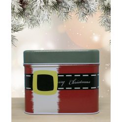   Fém karácsonyi díszdoboz 24 db választható viráglabdával