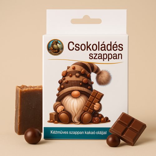  Kézműves csokoládé illatú szappannal+Ajándék karkötő