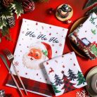 6 db Karácsonyi Konyharuha és Törlőkendő Szett (40,64×60,96 cm)