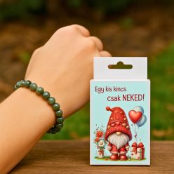 Zöld színű karkötő díszdobozban - mosolyt adó kincs ajándék - Zümishop