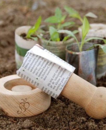 Papír ültetőedény készítő