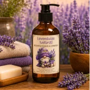 Levendula-zsálya aromaterápiás tusfürdő 250ml ajándékkal - frissítő természetes kozmetikum - Zümishop