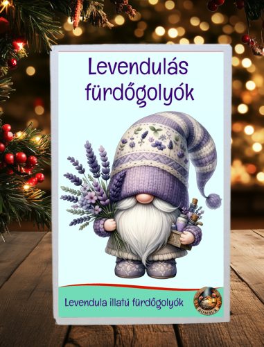 Levendulaillatú pezsgő fürdőgolyó  – a nyugalom pillanatai otthon