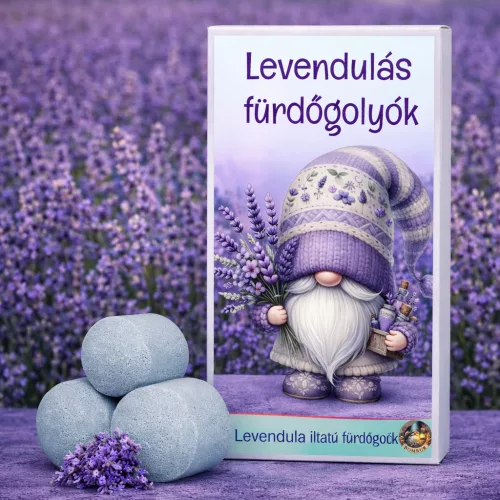 Levendulaillatú Pezsgő Fürdőgolyó - A Nyugalom Pillanatai Otthon - Zümishop