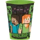 Minecraft Creeper műanyag pohár 260 ml - BPA-mentes mikrózható gyerek pohár - Zümishop