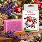 Mikulás ajándékbox nőknek – 3 különleges meglepetés egy dobozban | Karkötő, levendulás szappan és mini fürdőgolyók