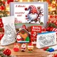 Mikulás ajándék  box gyerekeknek – 5 részes kreatív Mikulás ajándékcsomag csokival