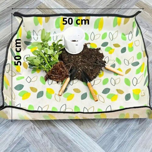 50 cm Vastagított PE összecsukható ültetőlap - vízálló kertészeti alátét átültetéshez - Zümishop