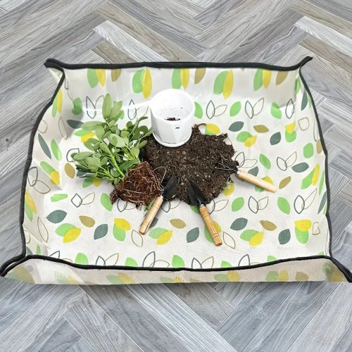 50 cm Vastagított PE Összecsukható Ültetőlap növények átültetéséhez, kertészkedéshez