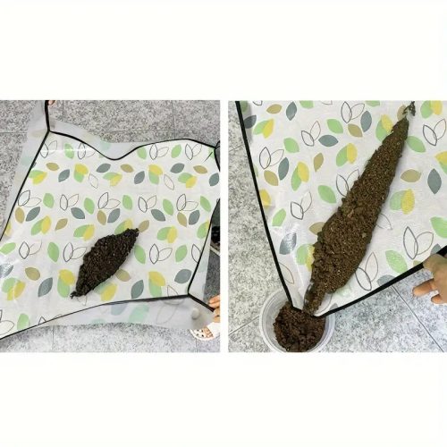 50 cm Vastagított PE Összecsukható Ültetőlap növények átültetéséhez, kertészkedéshez