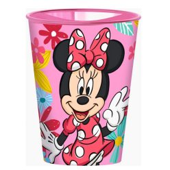 Disney Minnie Spring műanyag pohár 260 ml - BPA-mentes gyerek pohár kislányoknak - Zümishop