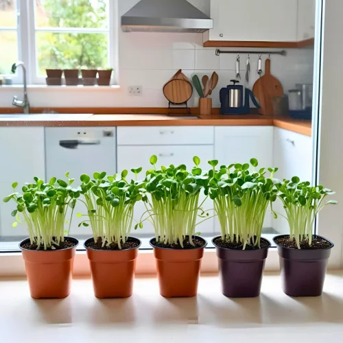 Mini farm  viráglabda -mikrozöldségek kis helyen