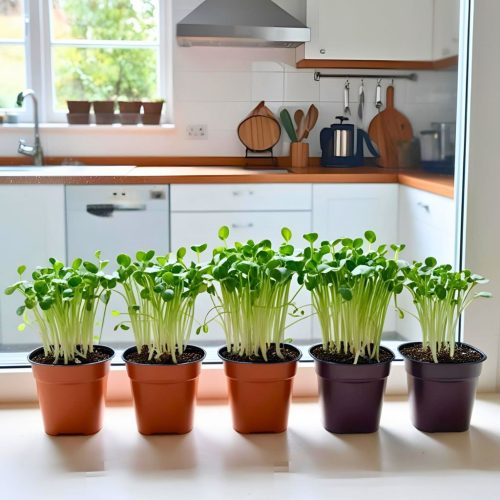 Mini farm viráglabda -mikrozöldségek kis helyen