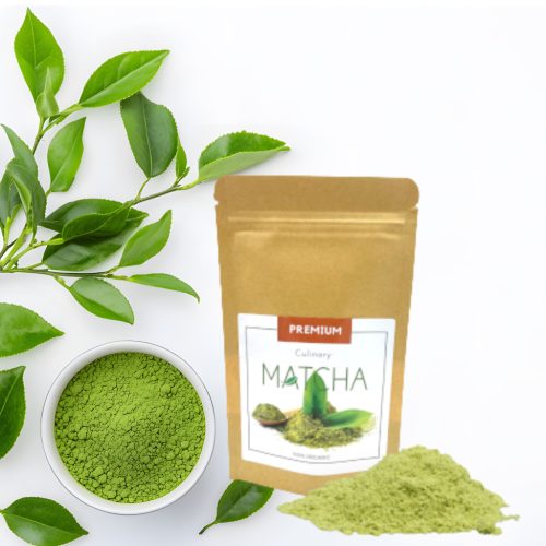 Organikus Kulináris Matcha Tea – Finomra Őrölt Matcha Por (50 g)