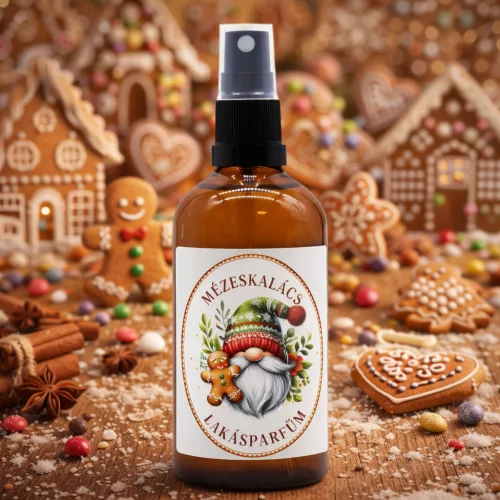 Forró Mézeskalács lakásparfüm 100ml - ünnepi karácsonyi illatosító otthonra - Zümishop