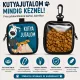Kutyás jutalomfalat-tartó táska karabinerrel – praktikus ajándék kutyásoknak