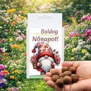   Egyedi Nőnapi ajándék – Viráglabda díszdobozban (6 db)