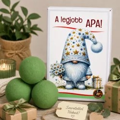   A Legjobb APA! – Erdő Illatú Fürdőgolyó Válogatás Díszdobozban (8 db)