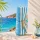 Kék pamut törölköző 100x180 cm - nagyméretű wellness és strand törölköző - Zümishop