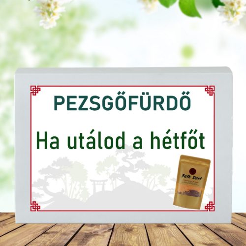 Feliratos pezsgő fürdőpor -Ha utálod a hétfőt