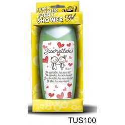 Jó szeretni feliratos vicces romantikus ajándék - 300 ml-es kényeztető kozmetikum - Zümishop
