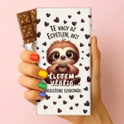 Vicces ajándék csoki szerelmes felirattal - 75g-os Csoda Csoki díszcsomagolásban - Zümishop